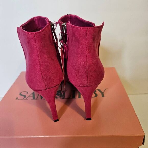 Sam & Libby "Audrey" pink heeled booties. Size 8.5. NWT. - Picture 4 of 7